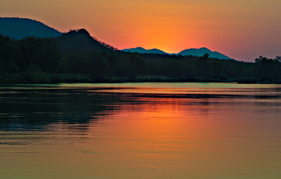 Sunset Kunene River